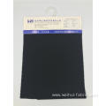 High Quality Knitted R/N/SP Plain Black Double-sided Fabrics